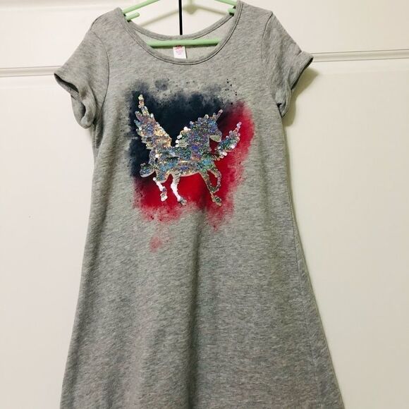 Justice Unicorn Flip-sequin Dress - Picture 2 of 9